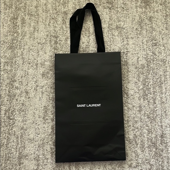 Saint Laurent Black Minimalist Shopping Bag - Picture 1 of 5